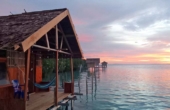 Private over-water bungalow, November 2023<br /><i>Photo courtesy Manta Homestay</i>