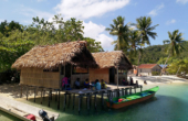 Over water bungalows<br /><i>Photo: Laura Resti Kalsum</i>