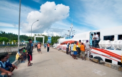 Waisai ferry harbour