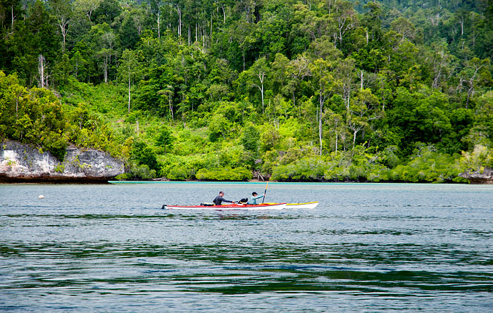 Kayaking in Raja Ampat