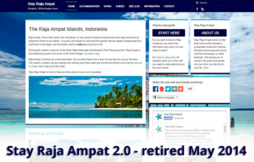 Stay Raja Ampat v2.0 - retired May 2014