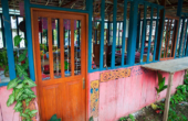 Beautifully decorated women's cooperative shop at Warsambin, Pulau Waigeo, Raja Ampat