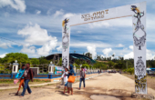 Sail Raja Ampat: Nice new welcome signage at Waisai ferry port.