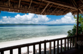 VIP Bungalow verandah view to Gam, Friwen and Waigeo