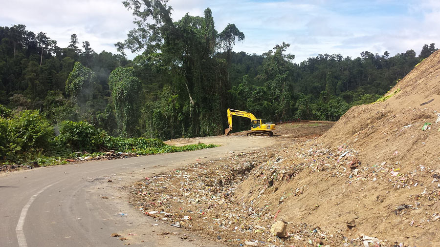 Cleaned Saporkren Road dump site