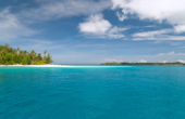 Pam Islands empty beach heaven - a ten minute boat ride from Marine Guest House.