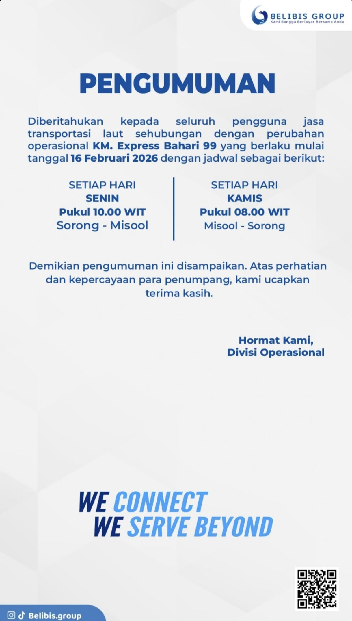 img-responsive Misool Ferry Schedule February 2026