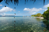 View to east from Raja Ampat Kalabia Homestay