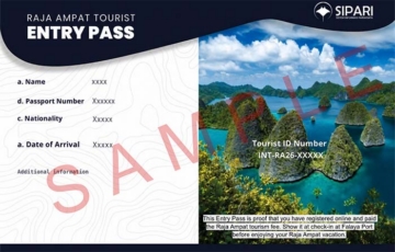 Raja Ampat Tourist Entry Pass 2026